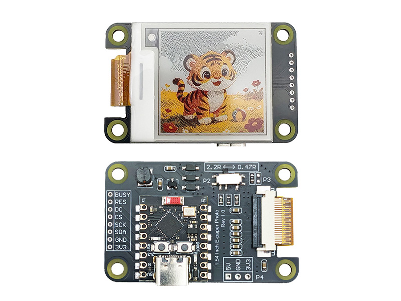 1.54 inch 4-color E-paper photo board Main View
