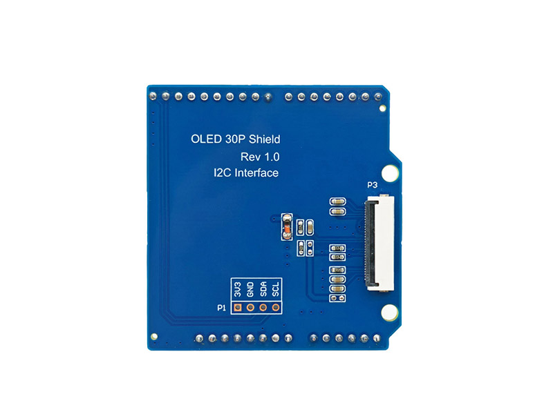 OLED 30P Shield works with Arduino