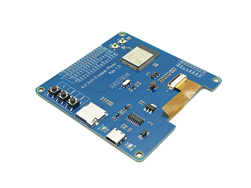4.2 inch 4-color E-paper photo board Auxiliary View