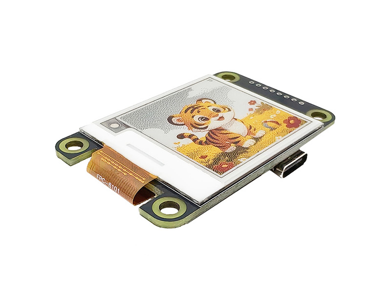 1.54 inch 4-color E-paper mini photo board Auxiliary View